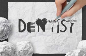 Dental Blog Banner on crumpled paper