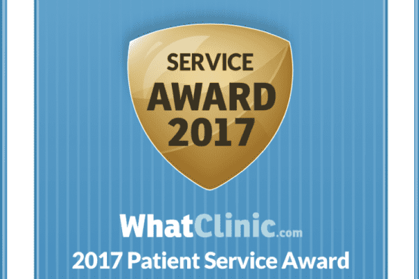 2017 WhatClinic Award Shield Dentist Rock Dental Wolverhampton Dentist