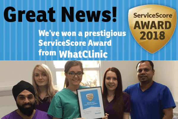 Rock Dental Wolverhampton Dentist with WhatClinic Dental Award Dentist Wolverhampton